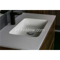 흰색 현대적인 디자인 순수 아크릴 Undercounter Wash Basins